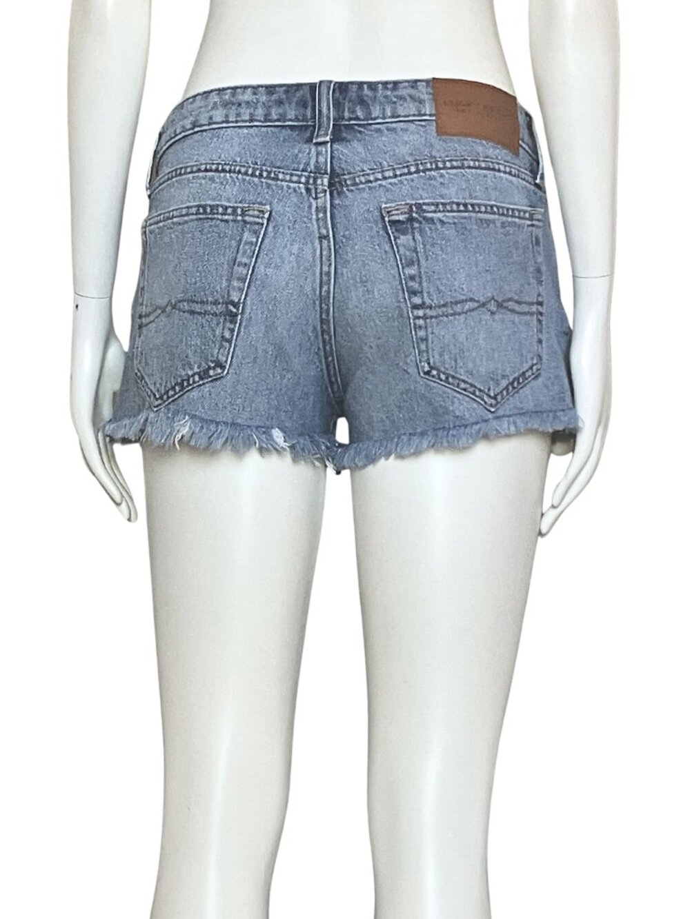Lucky Brand Cut Off Distressed Denim Shorts. Size 0 25. Mid Rise Jean Jorts - Picture 7 of 13